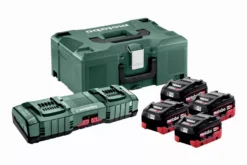 Pack énergie 18V METABO 4 Batt.5,5 Ah LiHD + Charg. ASC 145 Duo + Coffret MetaBox - 685180000