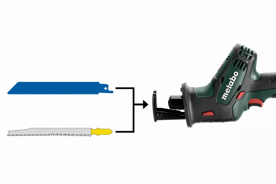 Scie Sabre METABO SSE 18 LTX 2 X 2,0 Ah Li-Power, ASC 55, Coffret - 602266500 2 Scie Sabre METABO SSE 18 LTX 2 X 2,0 Ah Li-Power, ASC 55, Coffret - 602266500 – Image 2