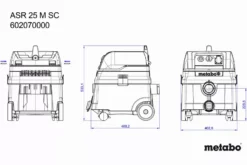 Aspirateur Filaire ASR 25 M SC METABO - 602070000 -Metabo MET00635 3