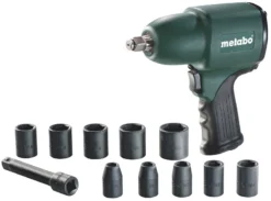 Boulonneuse à Choc à Air Comprimé METABO DSSW 360 Set 1/2" + 10 Clés à Douilles - 6.04118.50